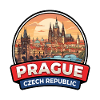 Prag, Tschechische Republik Reiseabzeichen Schlossgeschenk