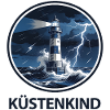 Küstenkind Leuchtturm Sturmmeer