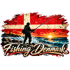Fischen Dänemark Sonnenuntergang