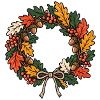 Kranzbinden – Herbstzauber von Hand