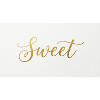 Goldene Script-Schrift Sweet
