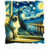 Birma Katze Starry Night