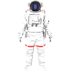 Astronautenanzug Illustration