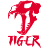 Tigerschädel (Rot)