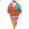 Basketball Basketballer Eiscreme