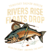 Flussforelle Angler-Design