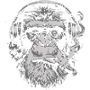 DJ Chimp mit Kopfhörern
