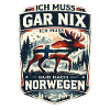Norwegen Elch Badge Motiv