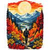Outdoor-Bergliebhaber, Wandern, Camping Buddy