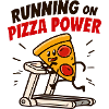 Pizza Power Laufbandheld