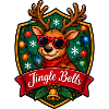 Jingle Bells Rentier Sonnenbrille