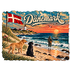 Dänemark Strandretro Küstenmotiv
