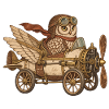 Steampunk Eulenflugmaschine