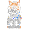 Weltraum-Astronauten-Katze