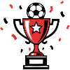 Fussball Pokal Sieger Icon