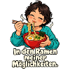 Ramen-Wortspiel – Frau