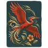 Roter Phoenix im Tattoo-Stiel 