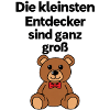 Kleinstentdecker Bär mit roter Fliege