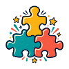 Puzzlerunde – Teil für Teil gemeinsam