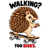 Skateboard-Igel – Zu riskant gehen
