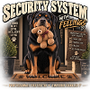 Sicherheitssystem mit Emotionen: Hund mit Teddybär