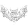 Süße Fledermaus Gothic Halloween Tiermotiv
