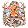 Lausmadl Dirndl Tracht Bayern Alpenmädchen