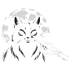 Katzen-Boop-Skelett Halloween