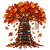 Baum des Wissens aus Büchern