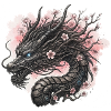 Blühender Mechanischer Drache