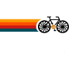 Retro-Sonnenuntergangs-Bunte Schleifen