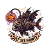 Anglerfisch Halloween Fisch