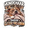 Hundehaare sind Glitzer