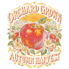Obstgarten-Apfel-Herbsternte Jahrgangsfarm