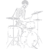 Skeleton Schlagzeuger