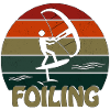 Foiling Retro Sunset