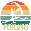 Foiling Retro Sunset