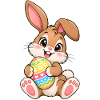 Osterhase Kawaii Style – Süßes Ostermotiv