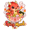 Scharfer Drachenramen Mood