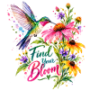 Find Your Bloom Hummingbird
