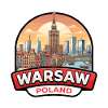 Warschauer Polen Reiseabzeichen Kulturpalast Geschenk