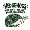 Igel und Hecke – trockener Tierwitz