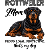 Rottweiler Mom Proud Loyal Protective