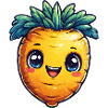 Kawaii Karotten Motiv