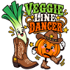 Veggie Line Dancer – Kürbis Cowboy Duo