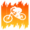 Radfahrer Silhouette Sonnenaufgang Biker