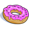 Pink Glasierter Donut PopArt