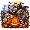 Gruselige Halloween-Gesellen