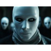 Enigmatic Azure Masks