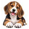 Beagle-Welpe Tierliebhaber